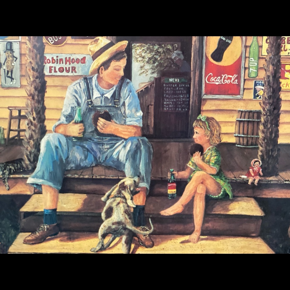 RARE COLLECTIBLE Coca-Cola Collectible Poster Coke Pepsi Dr. Pepper Mr Peanut